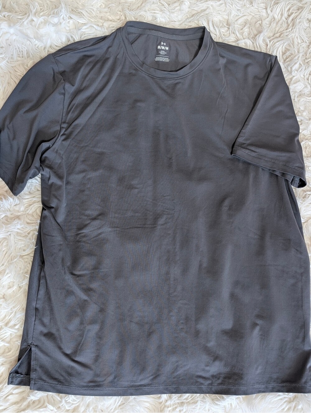 Under Armour Men's Loose Fit Black Short Sleeve T-Shirt Medium